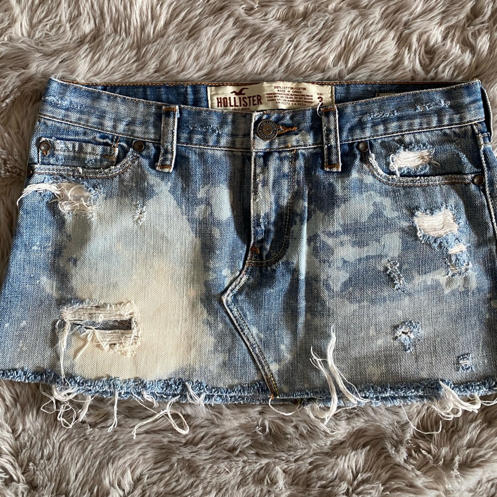 Hollister Jean skirt size 3